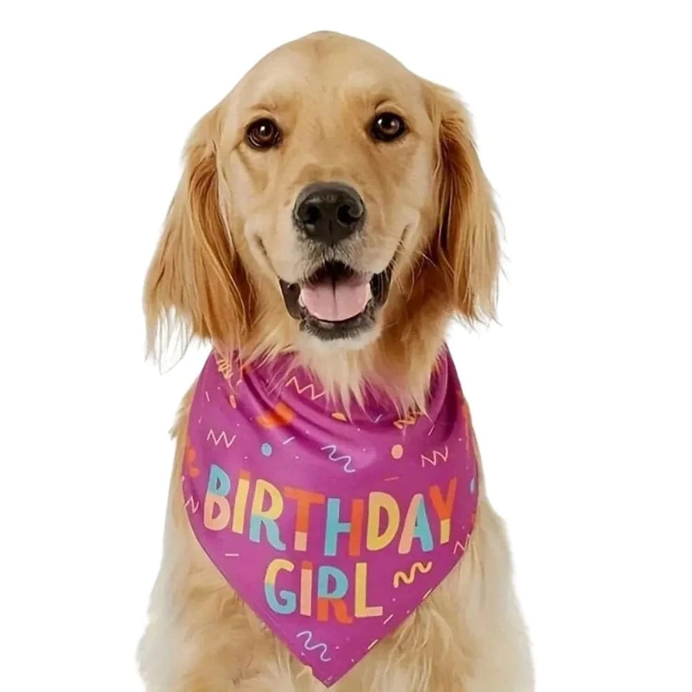 Bandana Birthday Girl Rose