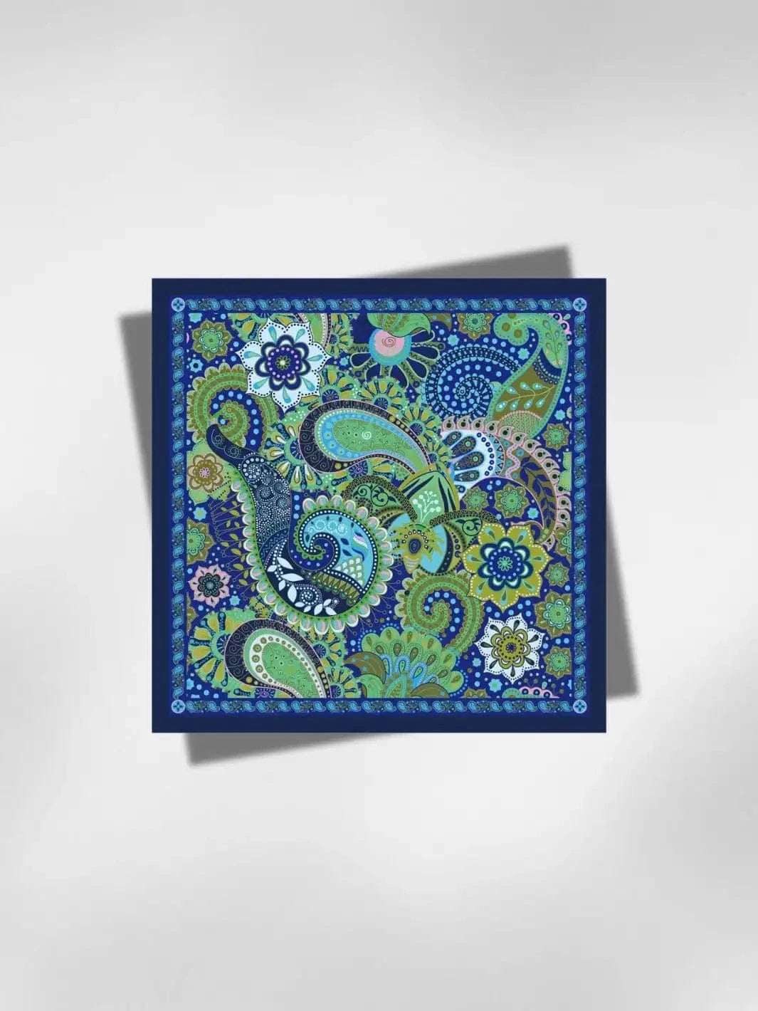 Bandana Jungle Bleu 55x55 cm