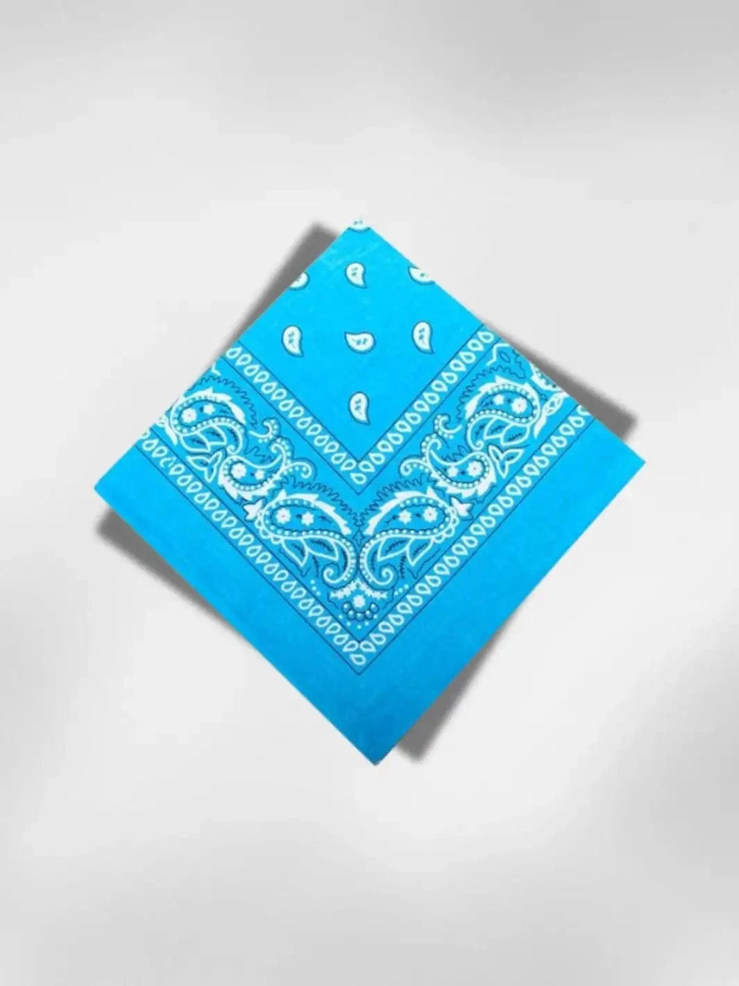 Bandana Paisley Bleu 55x55 cm