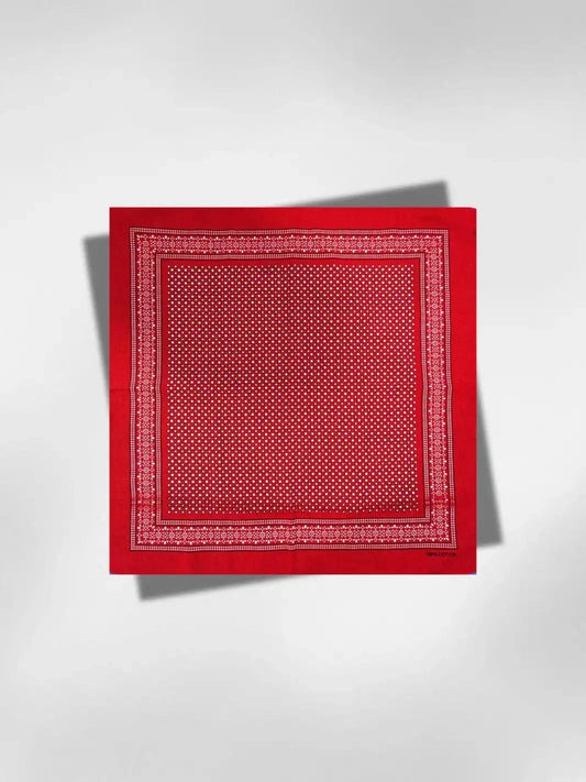 Bandana Rouge Cheveux Femme 55x55 cm