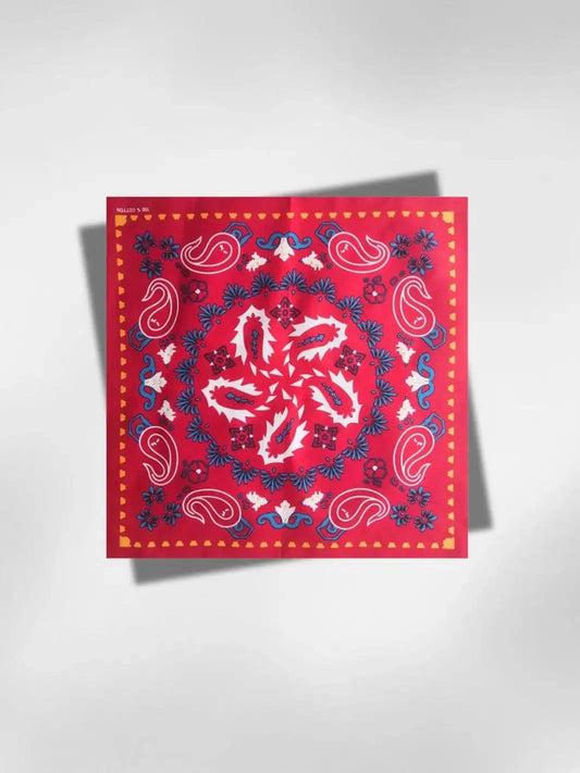 Bandana Rouge Femme 54x54 cm