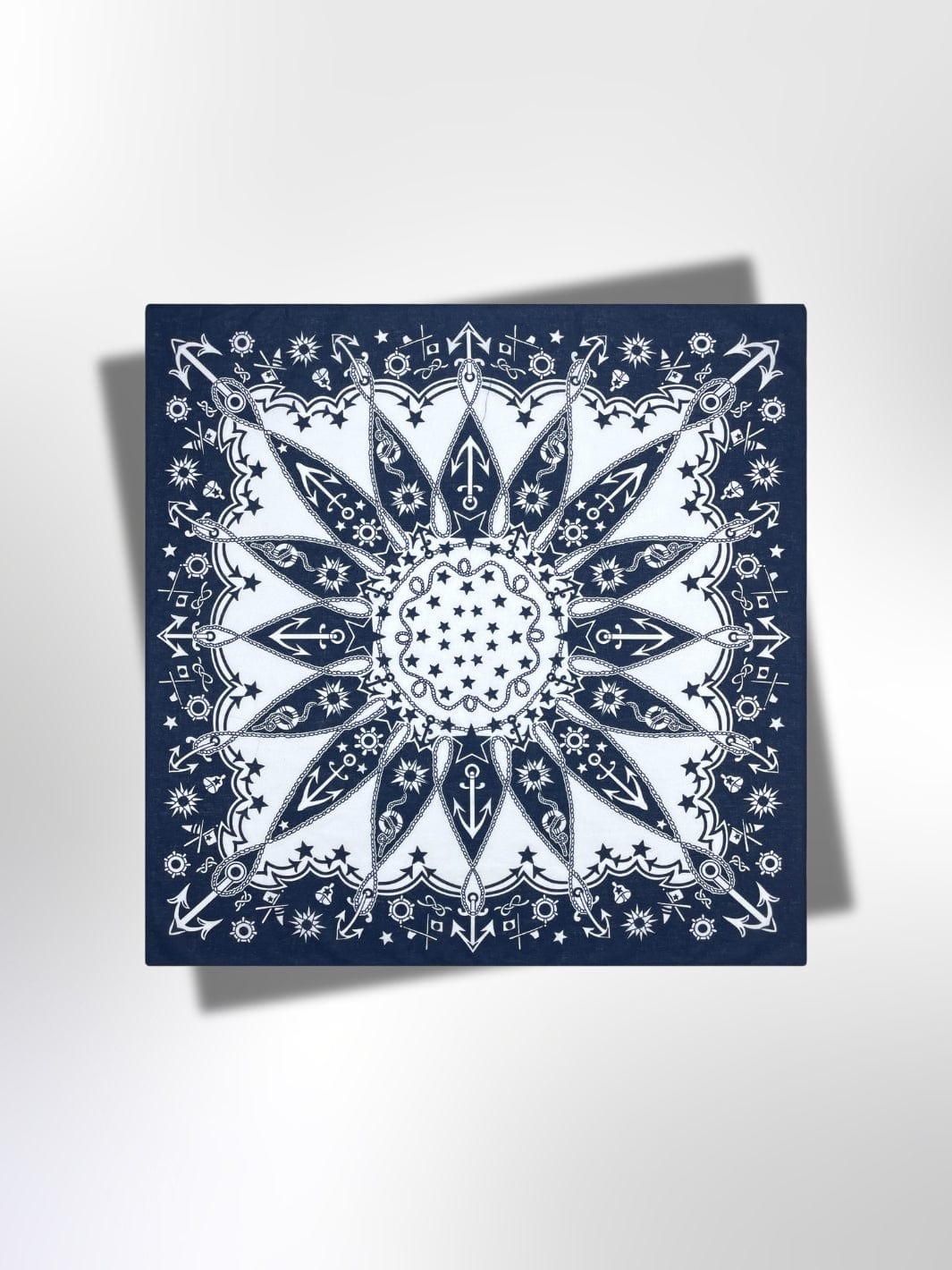 Bandana Ancre Bleu Marine 55x55 cm