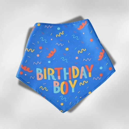 Bandana Birthday Boy Bleu