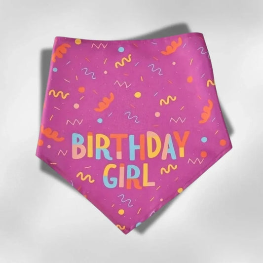 Bandana Birthday Girl Rose