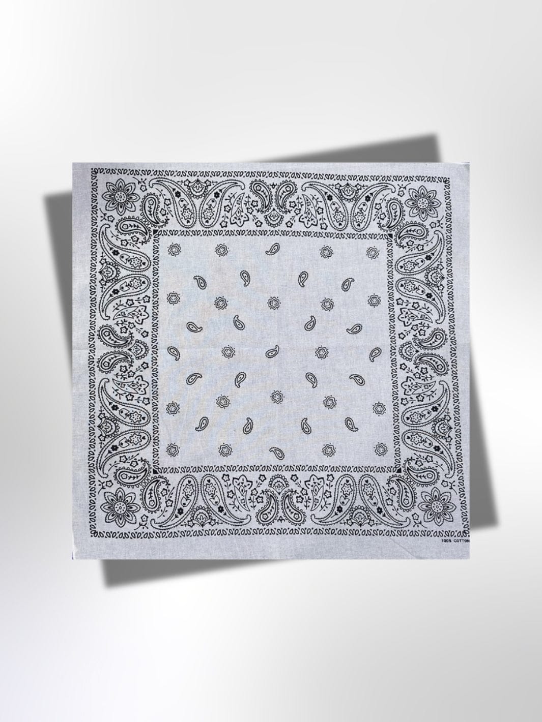 Bandana Blanc Homme 55x55 cm