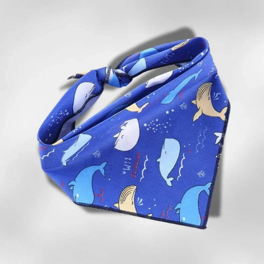 Bandana Bleu Baleine