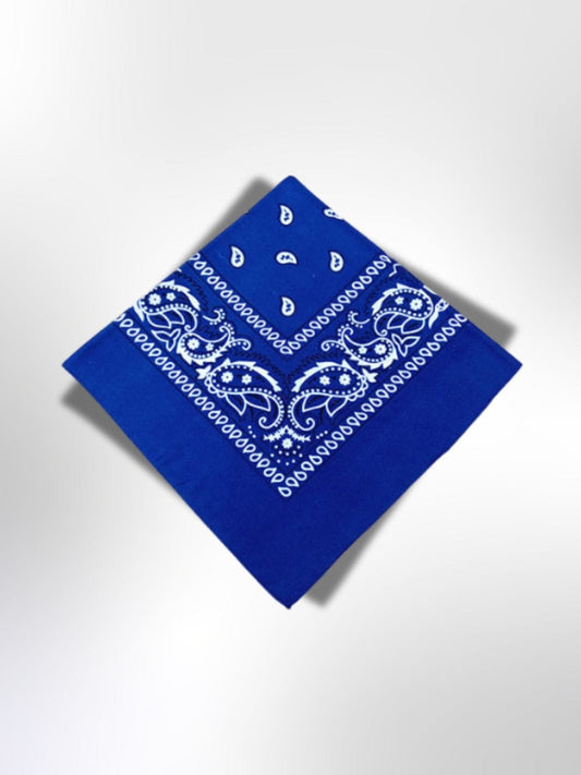 Bandana Bleu Électrique 55x55 cm