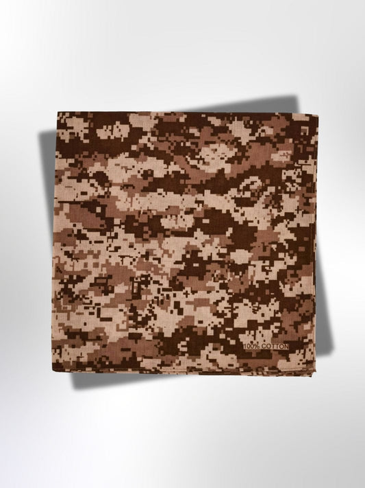 Bandana Camouflage Numérique Désert 55x55 cm