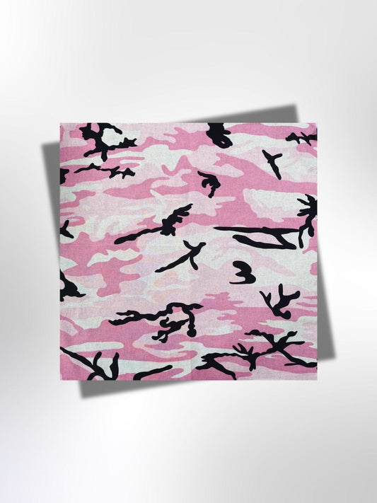 Bandana Camouflage Rose 55x55 cm