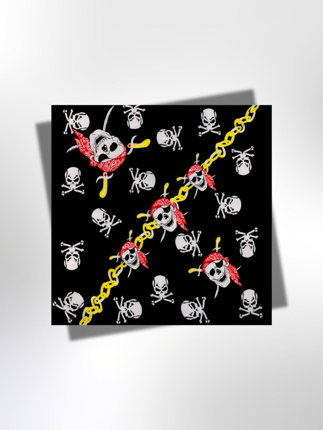 Bandana Crâne de Pirate 55x55 cm