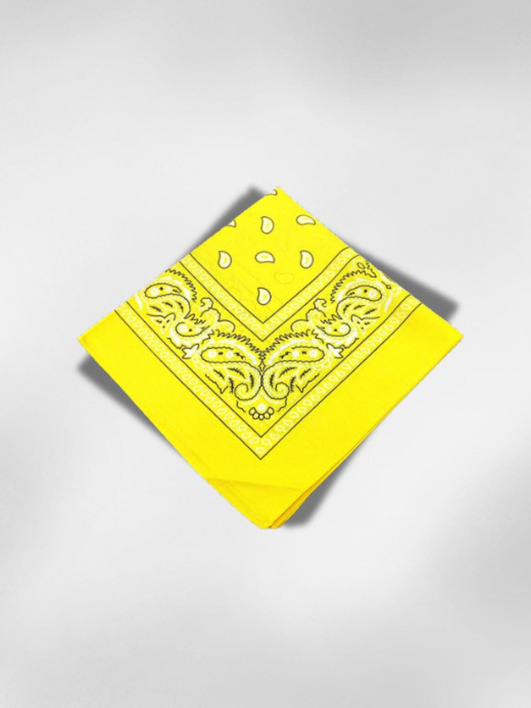 Bandana Jaune Fluo 55x55 cm