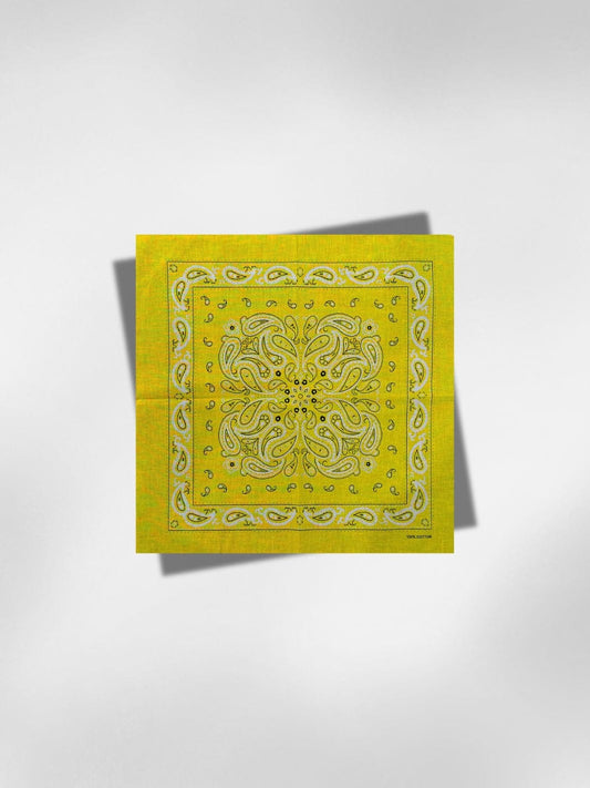 Bandana Jaune Koh Lanta 55x55 cm