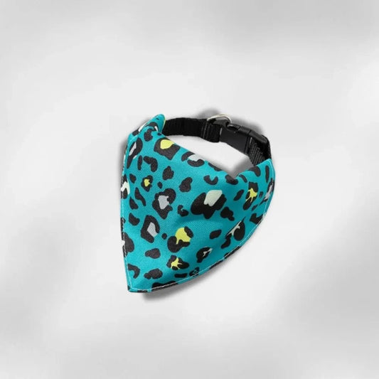 Bandana Léopard Bleu