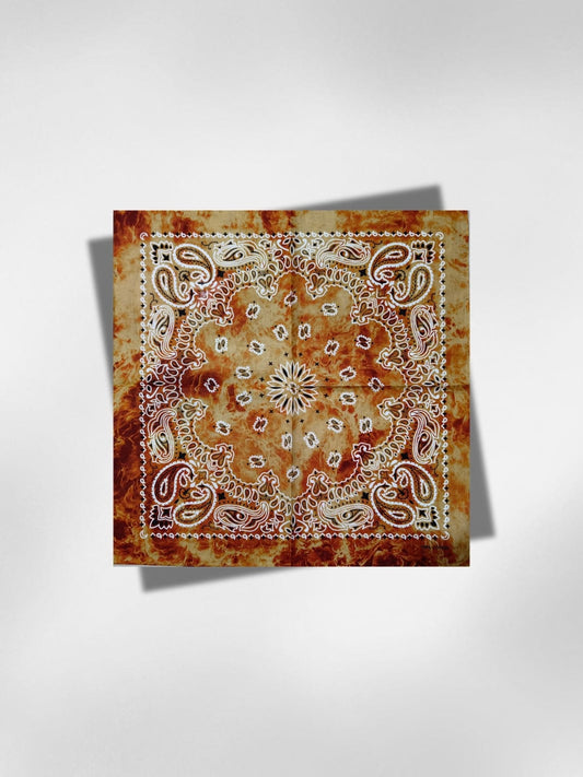 Bandana Luxe Orange Foncé 55x55 cm