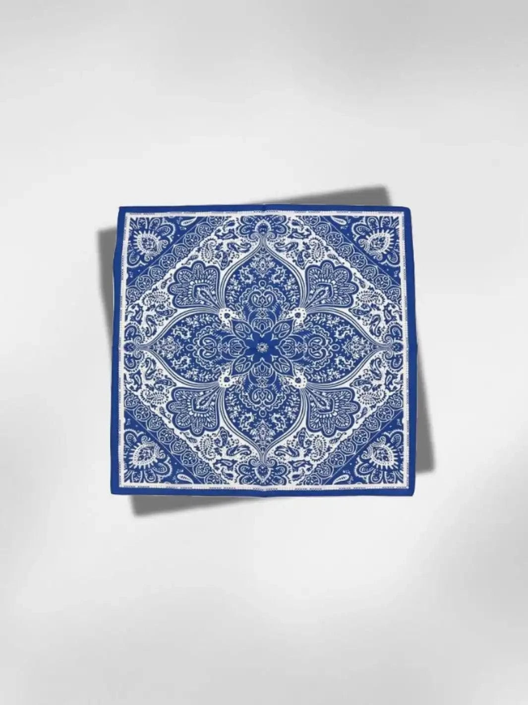 Bandana Mandala Bleu 55x55 cm