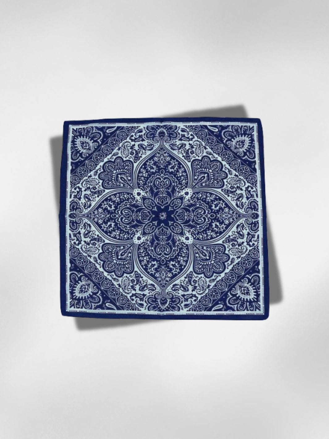 Bandana Mandala Bleu Foncé 55x55 cm