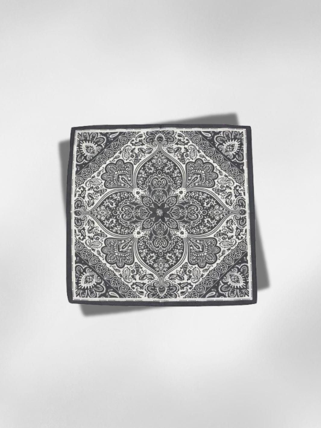 Bandana Mandala Gris 55x55 cm