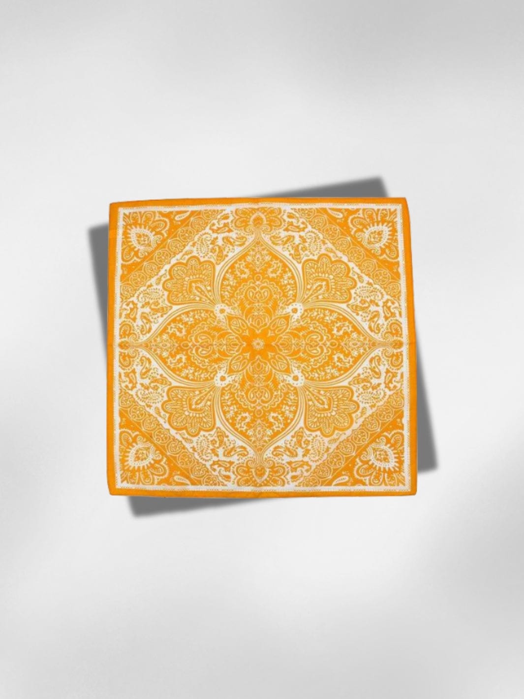 Bandana Mandala Jaune 55x55 cm