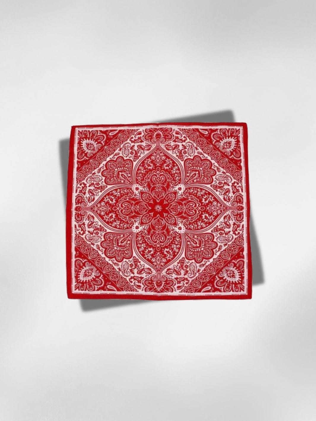 Bandana Mandala Rouge 55x55 cm