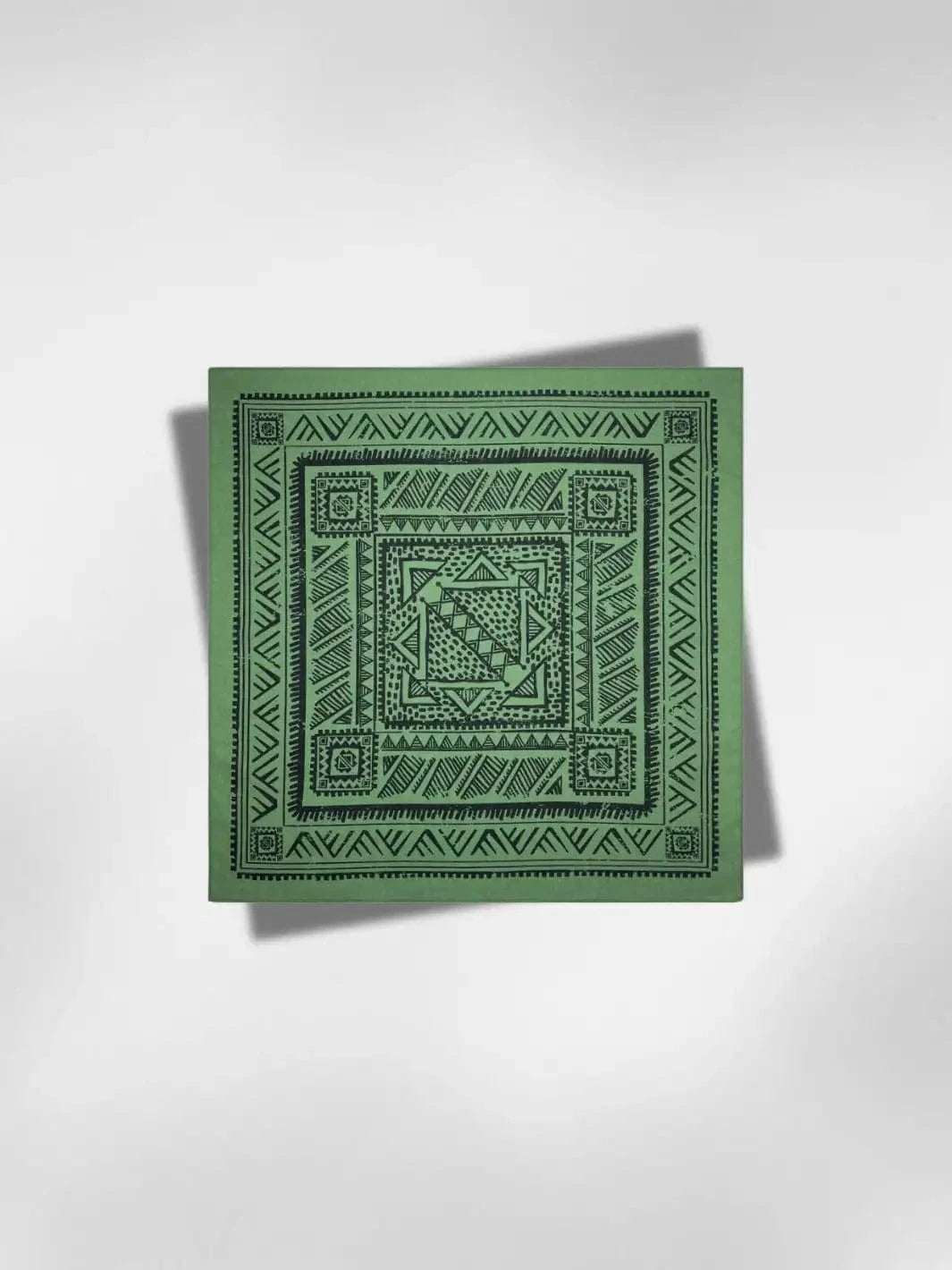 Bandana Mosaïque Vert 55x55 cm