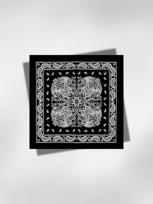 Bandana Noir Homme 55x55 cm