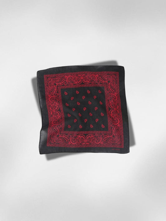 Bandana Rouge et Noir 54x54 cm