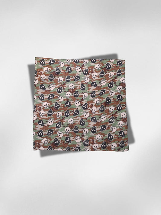 Bandana Tête de Mort Camouflage 55x55 cm