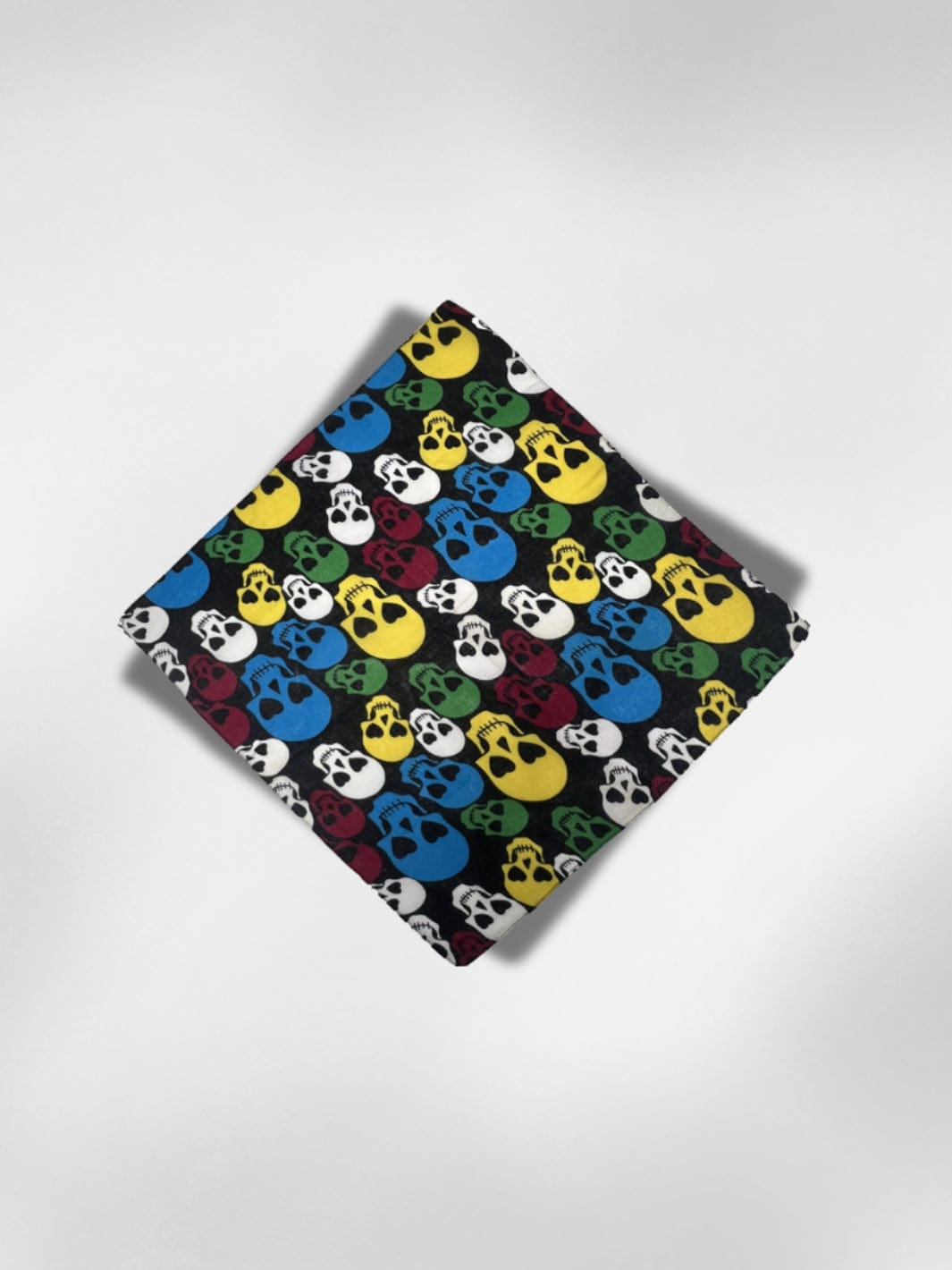 Bandana Tête de Mort Multicolore 55x55 cm