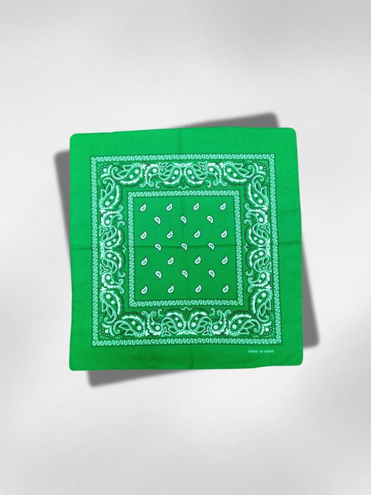 Bandana Vert Homme 55x55 cm