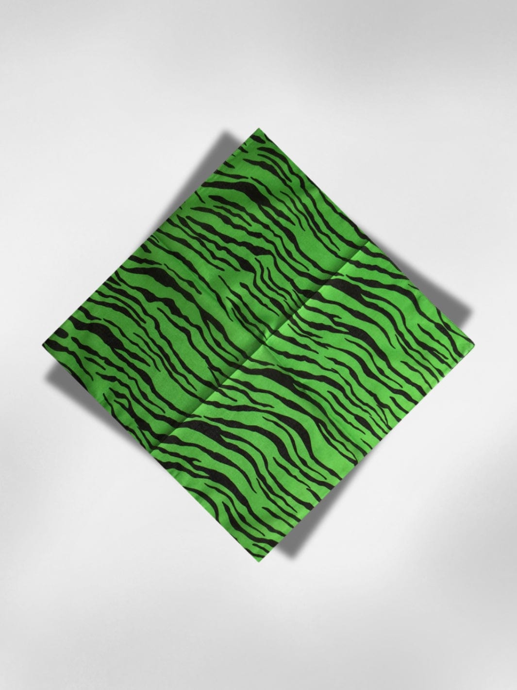 Bandana Zèbre Vert 55x55 cm